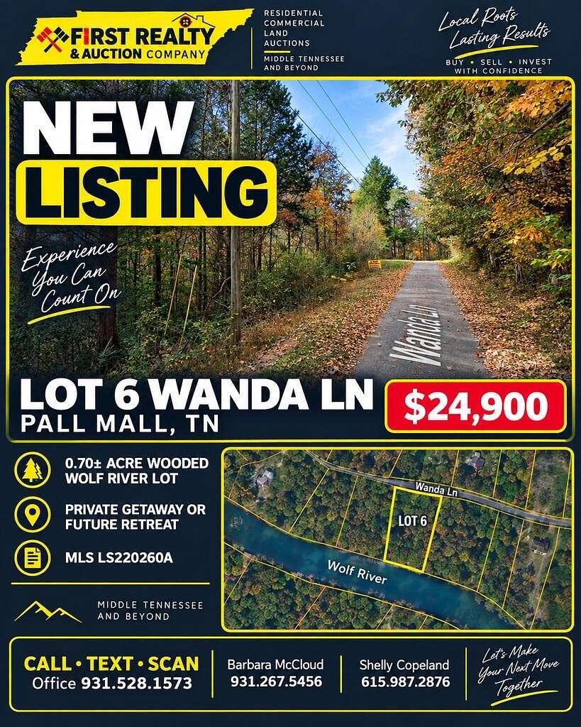 0.76 Acres of Residential Land for Sale in Pall Mall, Tennessee