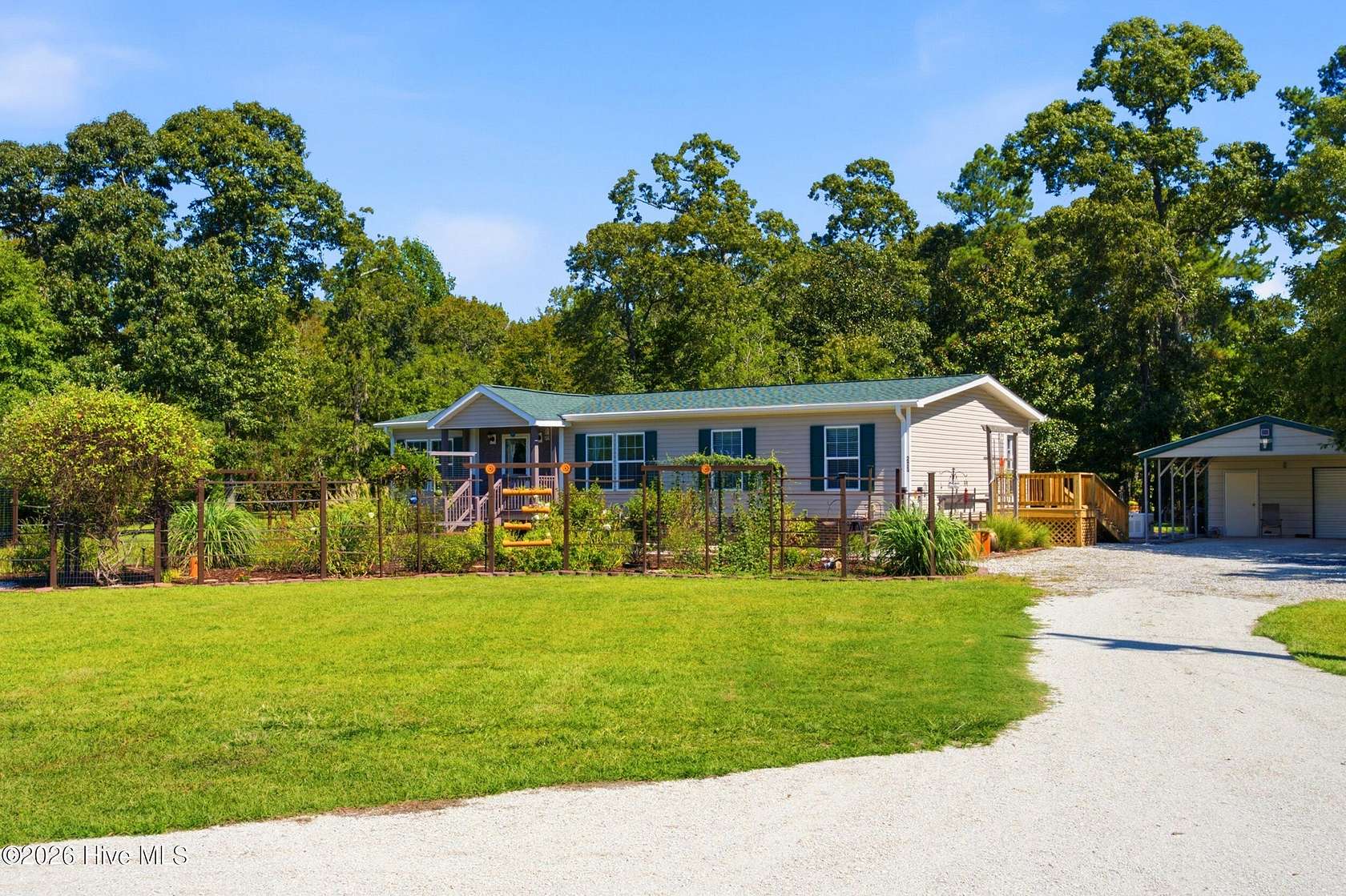 3.85 Acres of Land with Home for Sale in Jacksonville, North Carolina