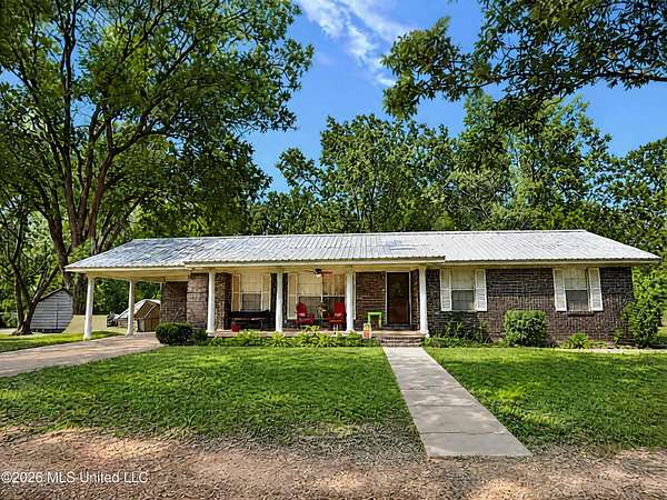3 Acres of Land with Home for Sale in Crenshaw, Mississippi