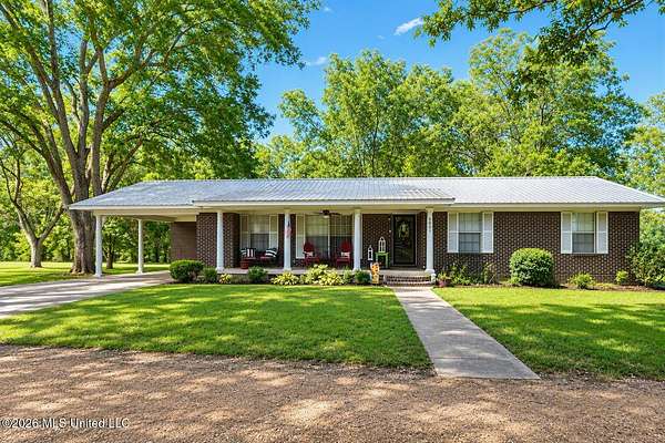 3 Acres of Land with Home for Sale in Crenshaw, Mississippi