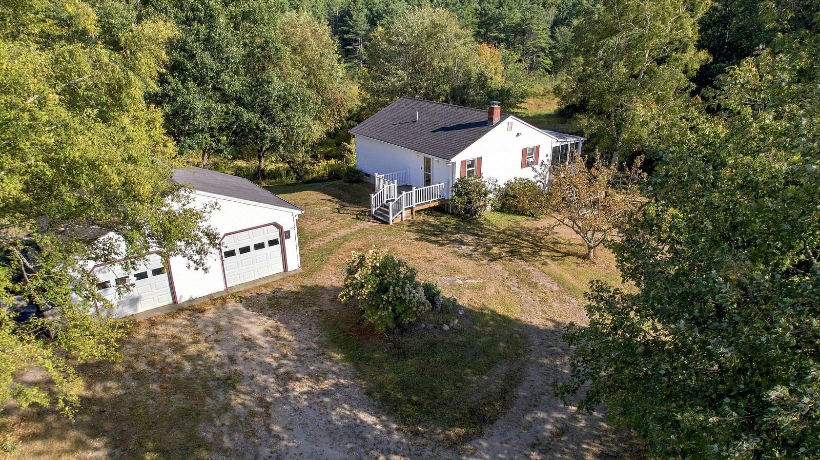 21 Acres of Recreational Land with Home for Sale in Topsham, Maine