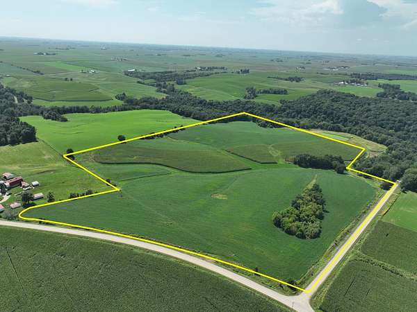 51.5 Acres of Agricultural Land for Auction in West Union, Iowa