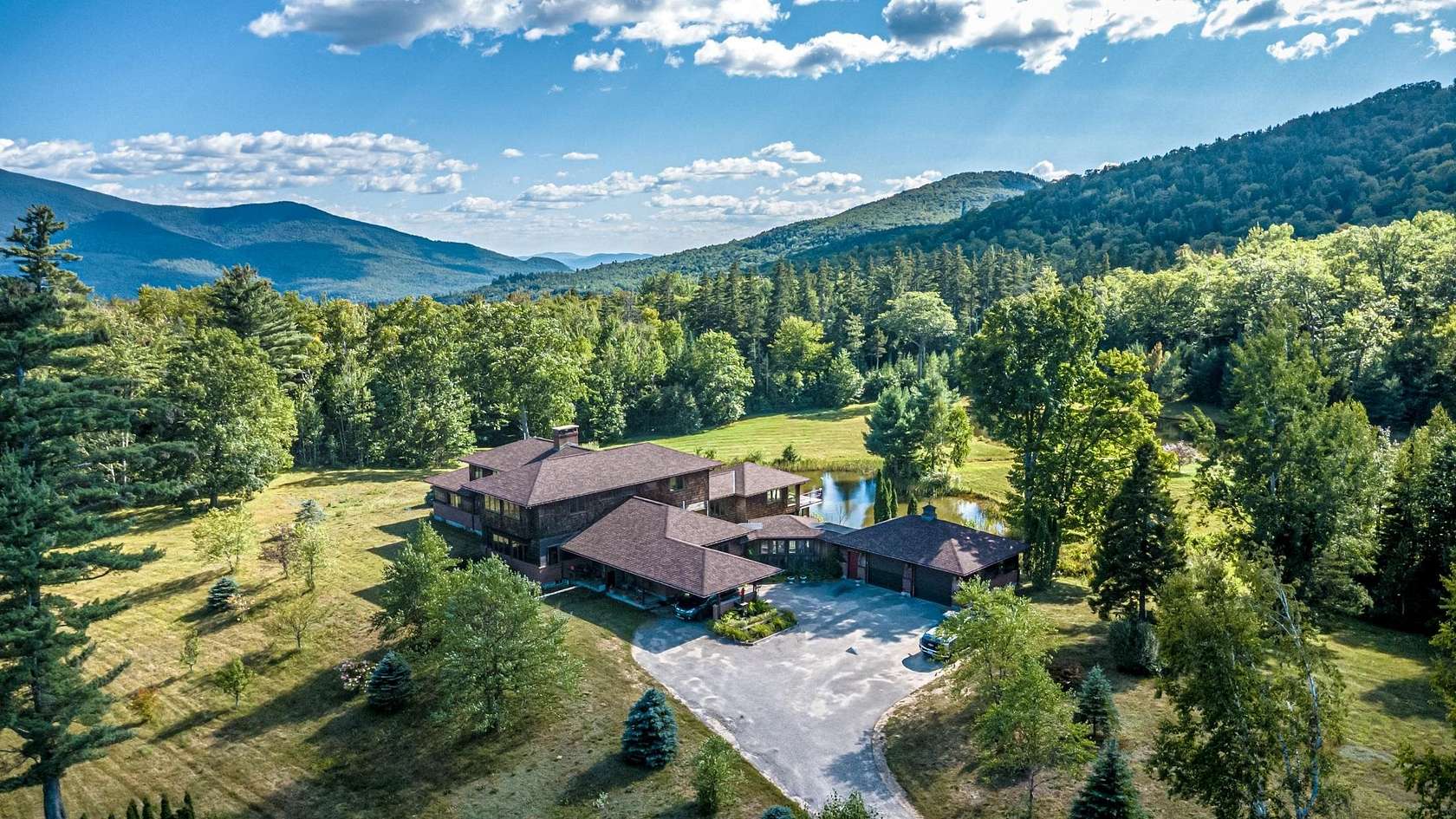 17 Acres of Land with Home for Sale in Jackson, New Hampshire