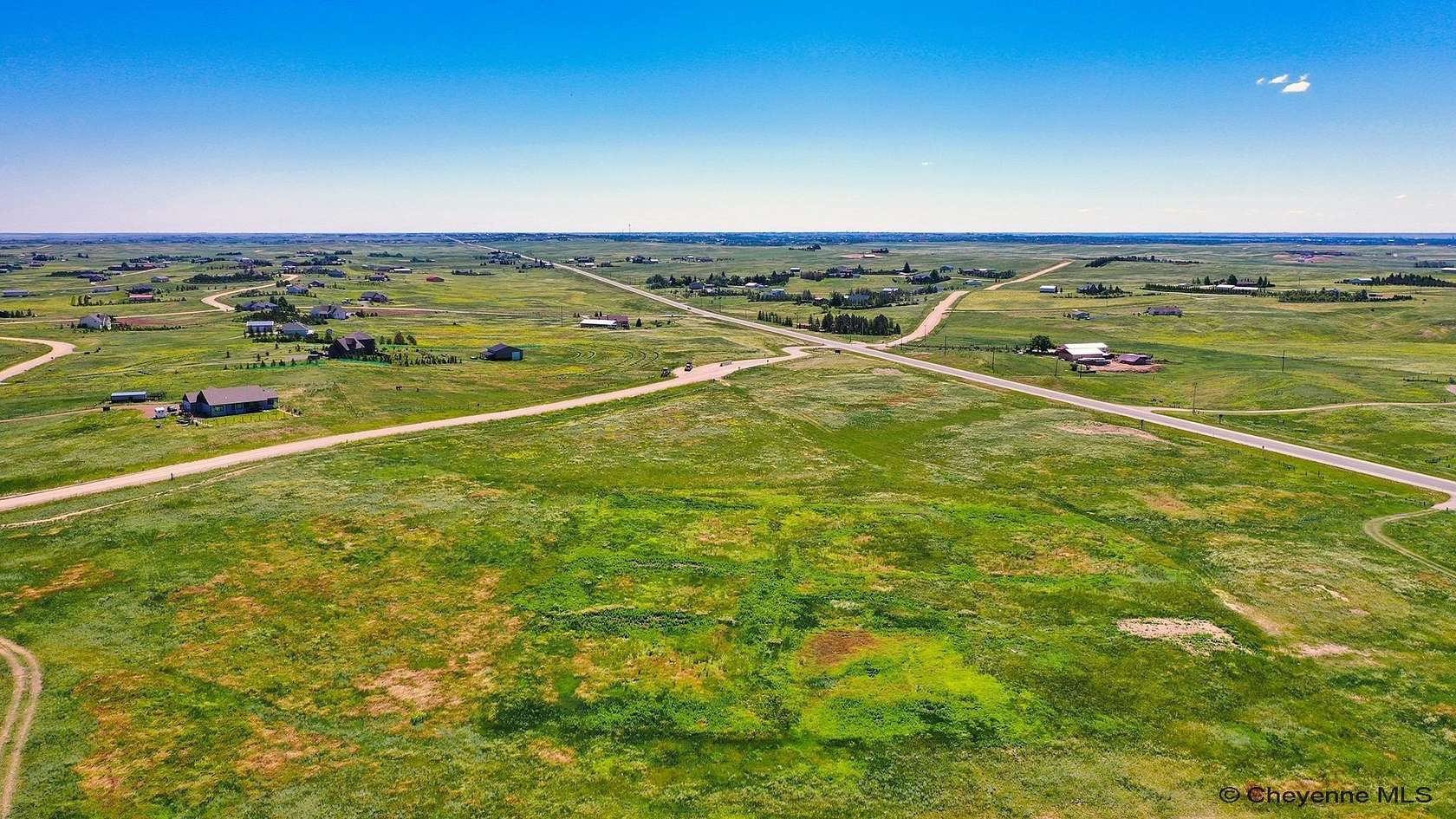 5.39 Acres of Land with Home for Sale in Cheyenne, Wyoming