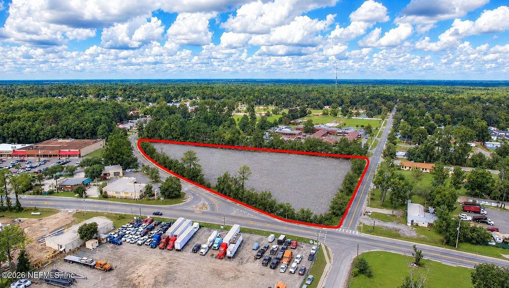 5.39 Acres of Commercial Land for Lease in Jacksonville, Florida