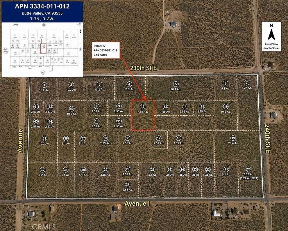 2.65 Acres of Land for Sale in Lancaster, California
