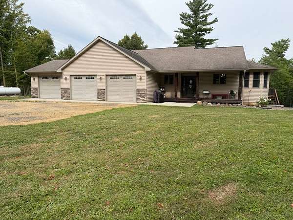 49.7 Acres of Recreational Land with Home for Sale in Amery, Wisconsin