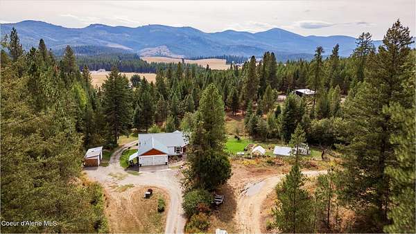 7.1 Acres of Land with Home for Sale in Blanchard, Idaho