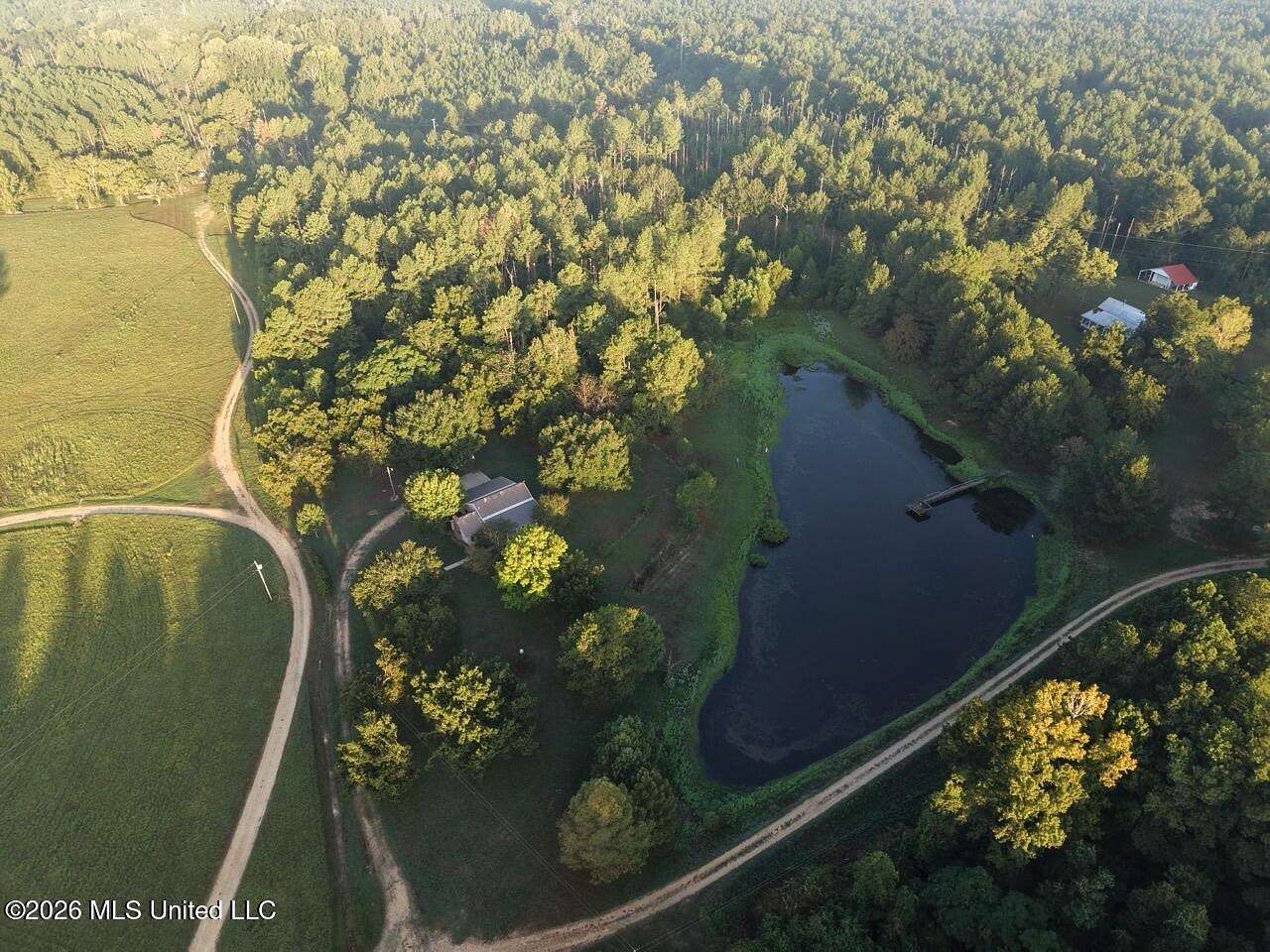 210 Acres of Land with Home for Sale in Bude, Mississippi