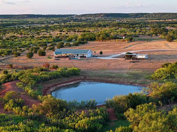 20 Acres of Recreational Land with Home for Sale in Ovalo, Texas
