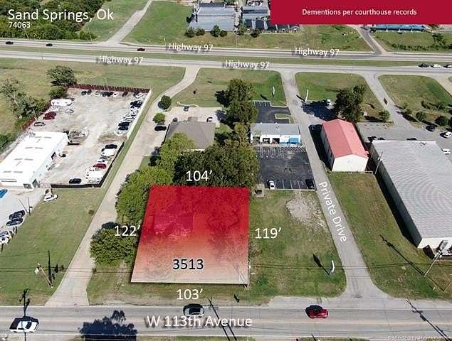 0.22 Acres of Commercial Land for Sale in Sand Springs, Oklahoma