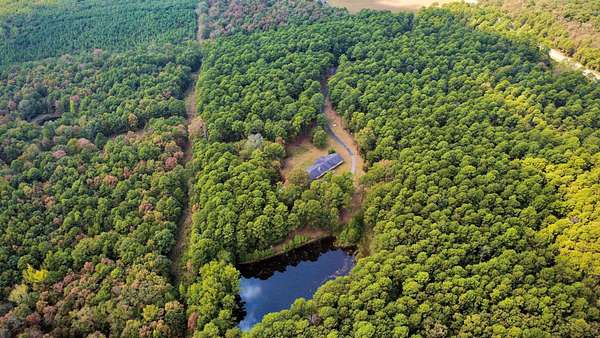 82 Acres of Recreational Land with Home for Sale in Watson, Oklahoma