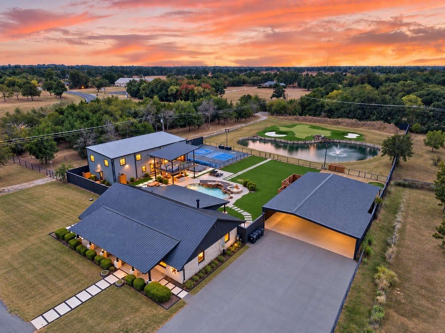 2.49 Acres of Land with Home for Sale in Poetry, Texas
