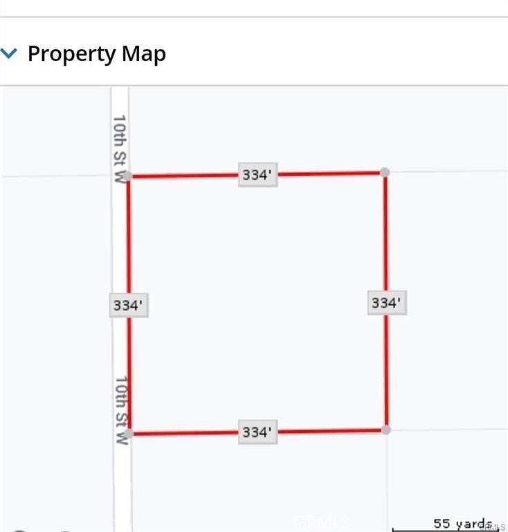 2.5 Acres of Land for Sale in Rosamond, California