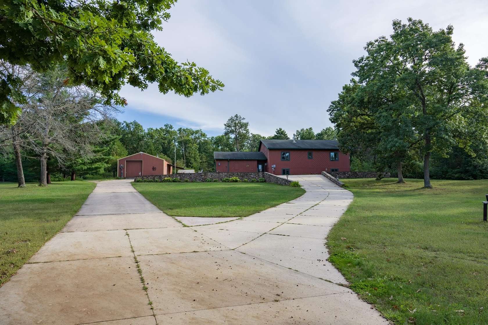 9 Acres of Land with Home for Sale in New Lisbon, Wisconsin