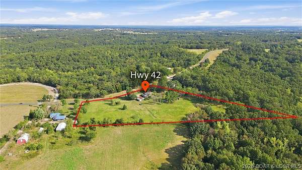 5.1 Acres of Land with Home for Sale in Iberia, Missouri