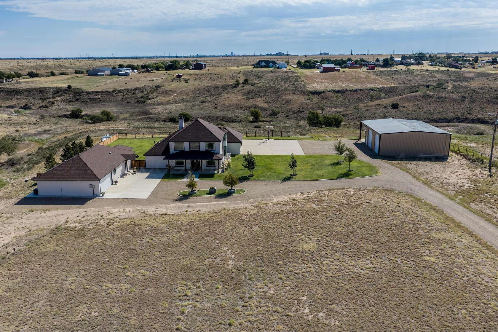 12 Acres of Land with Home for Sale in Amarillo, Texas