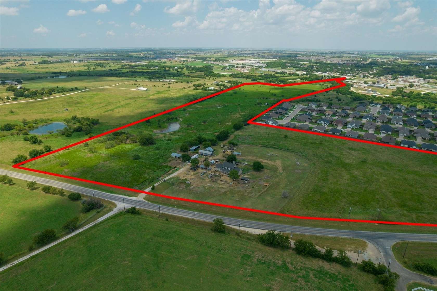 58.9 Acres of Land with Home for Sale in Godley, Texas