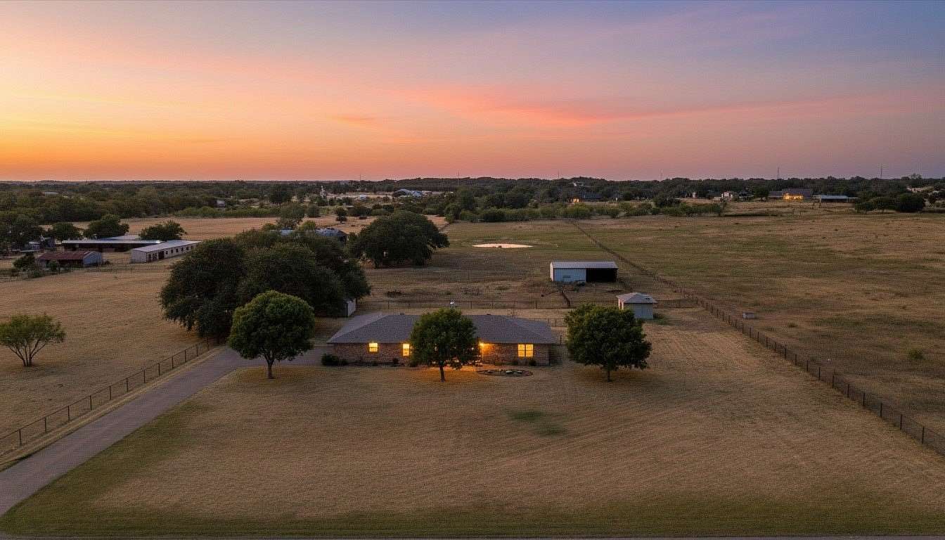 10 Acres of Land with Home for Sale in Granbury, Texas