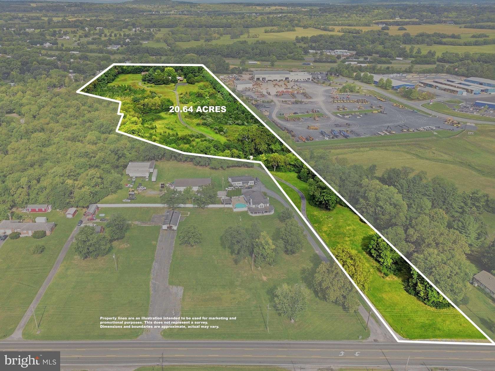 20.6 Acres of Commercial Land for Sale in Stephenson, Virginia