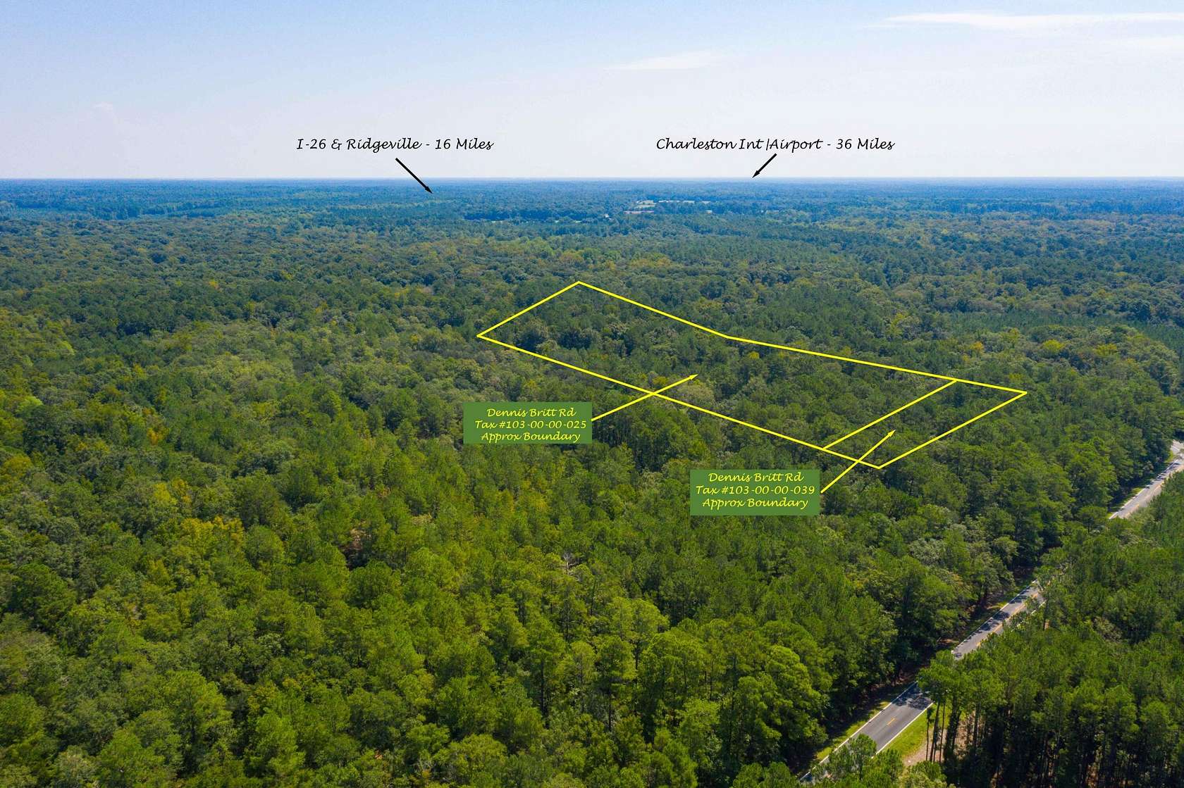 13.3 Acres of Recreational & Residential Land for Sale in St. George, South Carolina