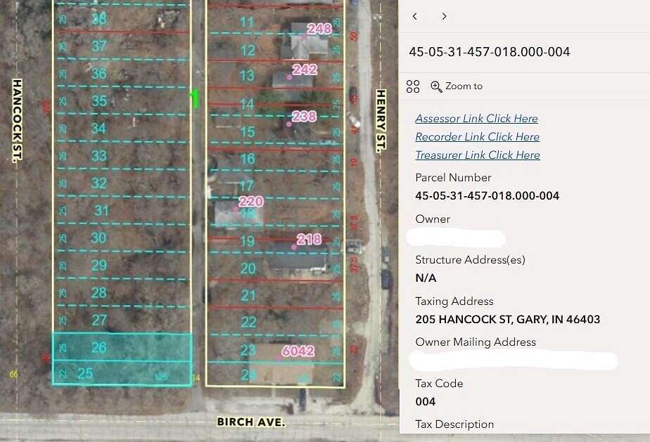 0.14 Acres of Residential Land for Sale in Gary, Indiana