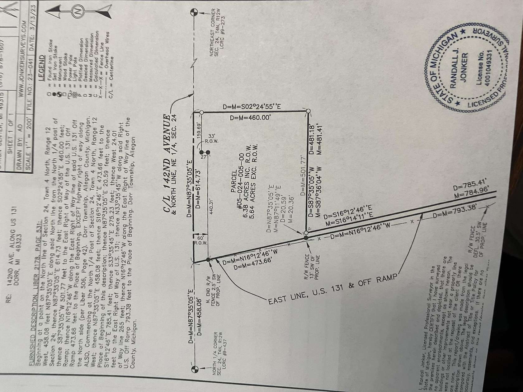 6.38 Acres of Mixed-Use Land for Sale in Wayland, Michigan