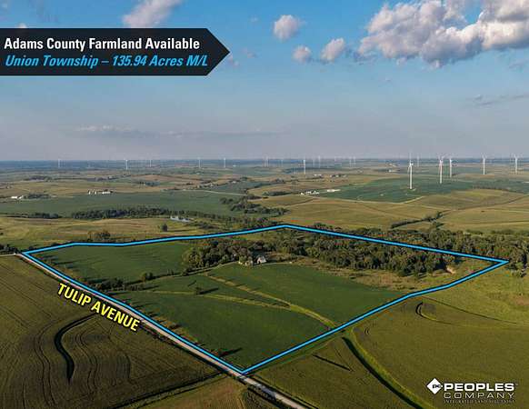 136 Acres of Land for Sale in Prescott, Iowa