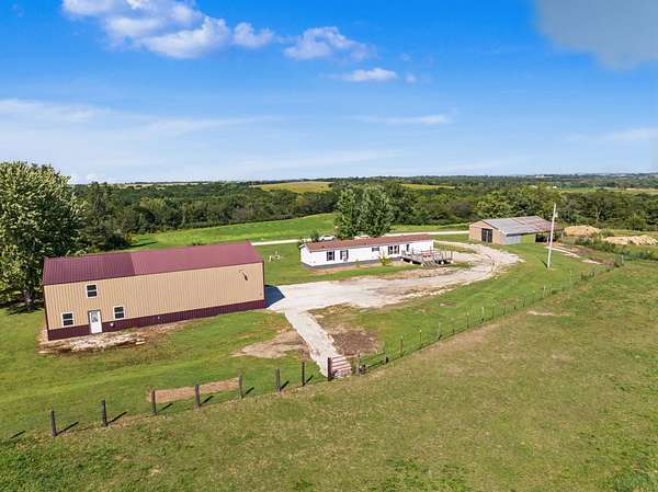 6.83 Acres of Land with Home for Sale in Albia, Iowa
