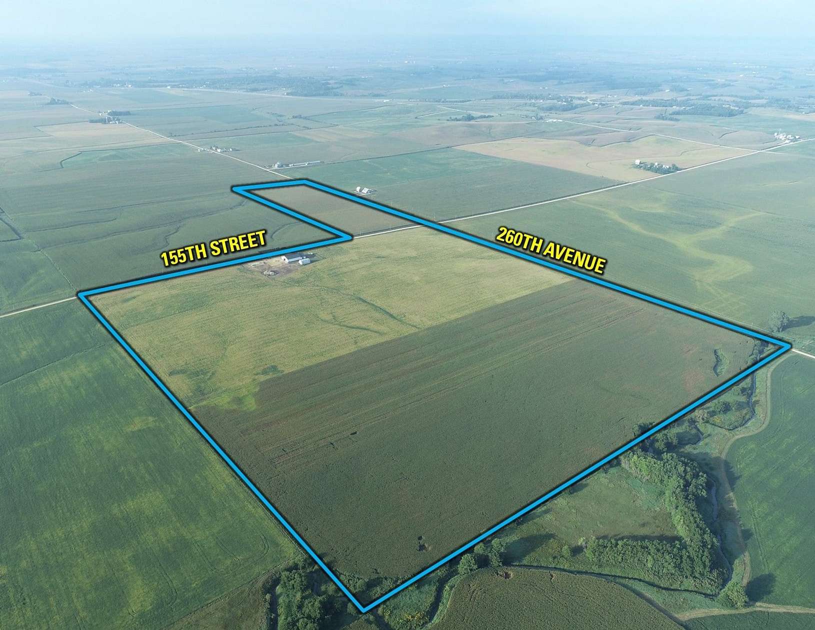 184 Acres of Recreational Land for Sale in Delmar, Iowa