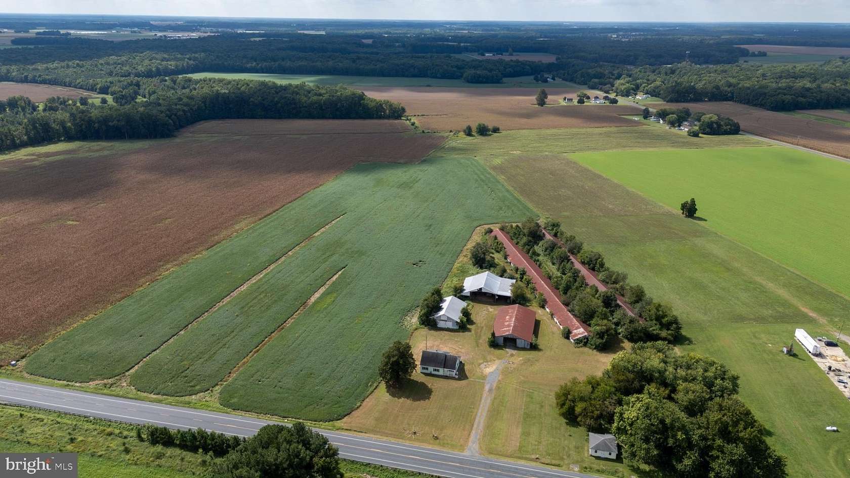 17.4 Acres of Land with Home for Sale in Federalsburg, Maryland