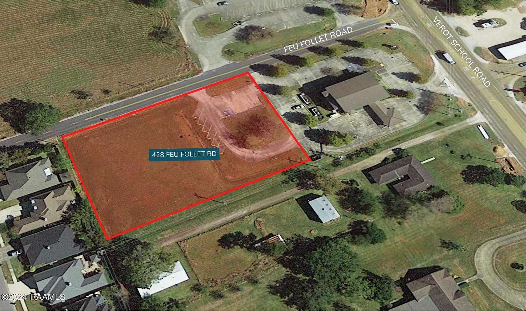 1.23 Acres of Commercial Land for Sale in Lafayette, Louisiana