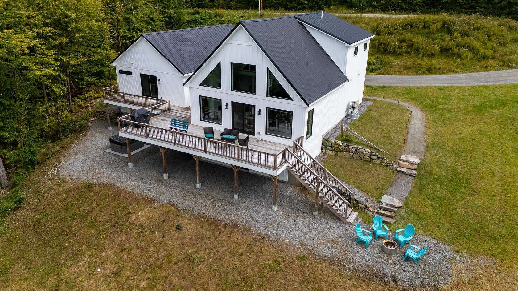 6.66 Acres of Land with Home for Sale in Sugar Hill, New Hampshire
