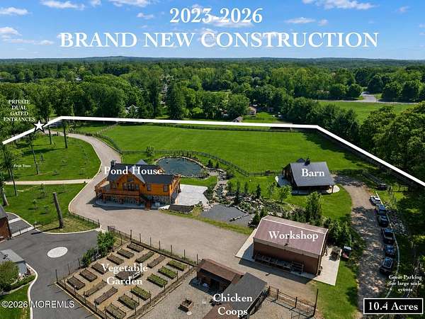 10.5 Acres of Land with Home for Sale in Colts Neck, New Jersey
