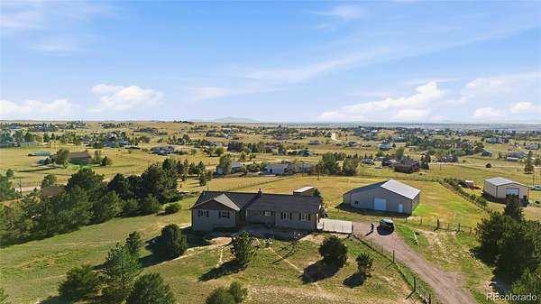 4 Acres of Land with Home for Sale in Elizabeth, Colorado