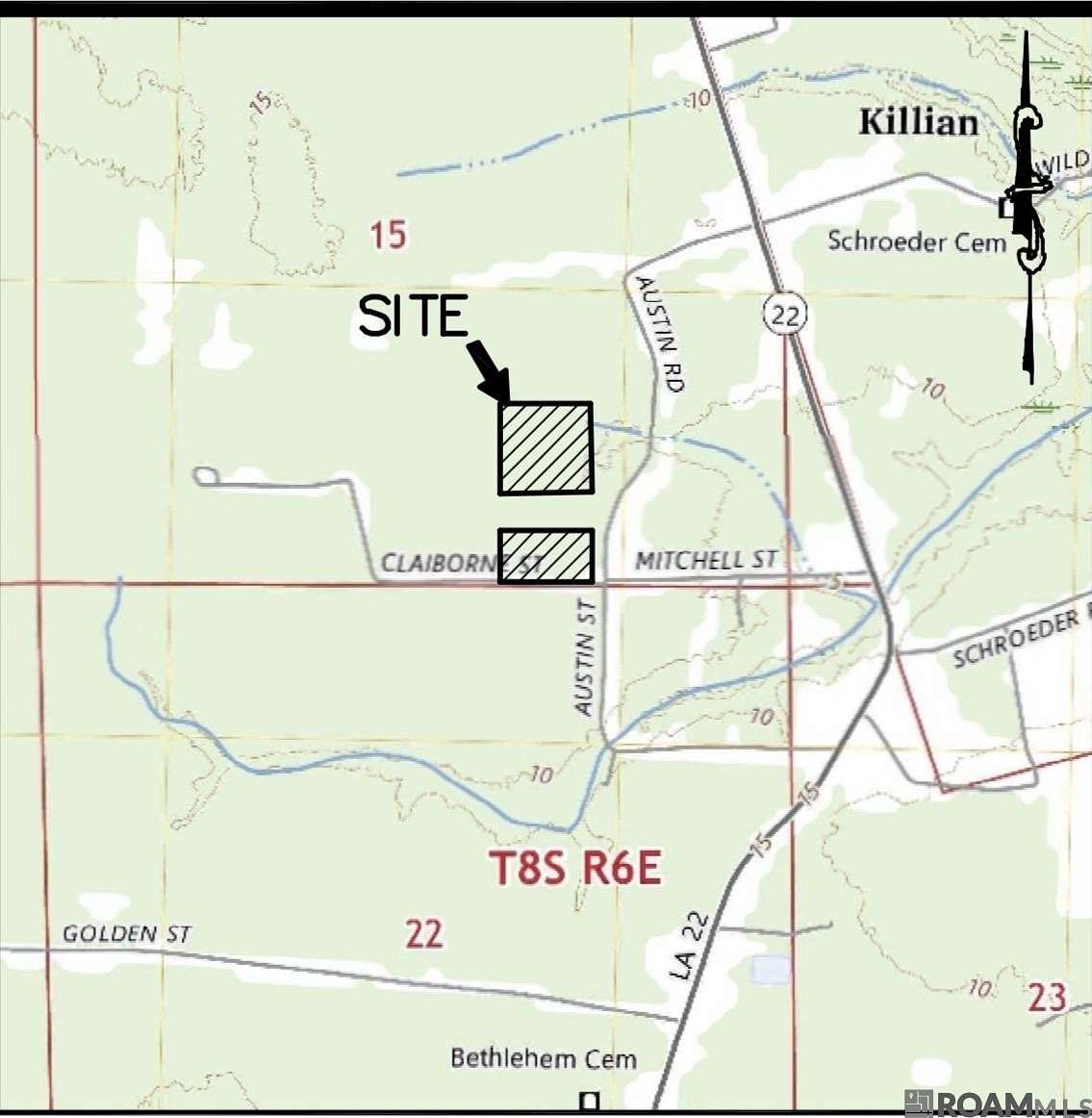 14.7 Acres of Land for Sale in Springfield, Louisiana