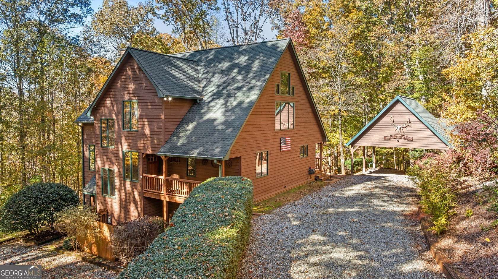 6.55 Acres of Land with Home for Sale in Clarkesville, Georgia