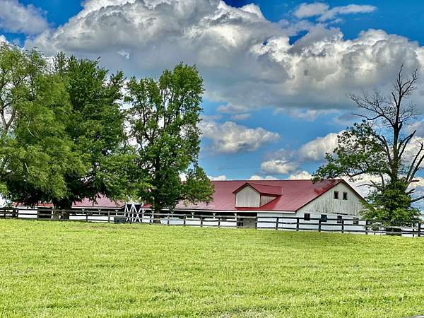 82 Acres of Agricultural Land with Home for Sale in Georgetown, Kentucky