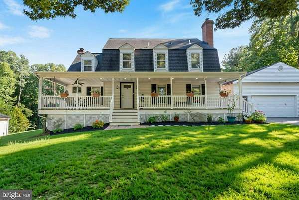4 Acres of Land with Home for Sale in Huntingtown, Maryland