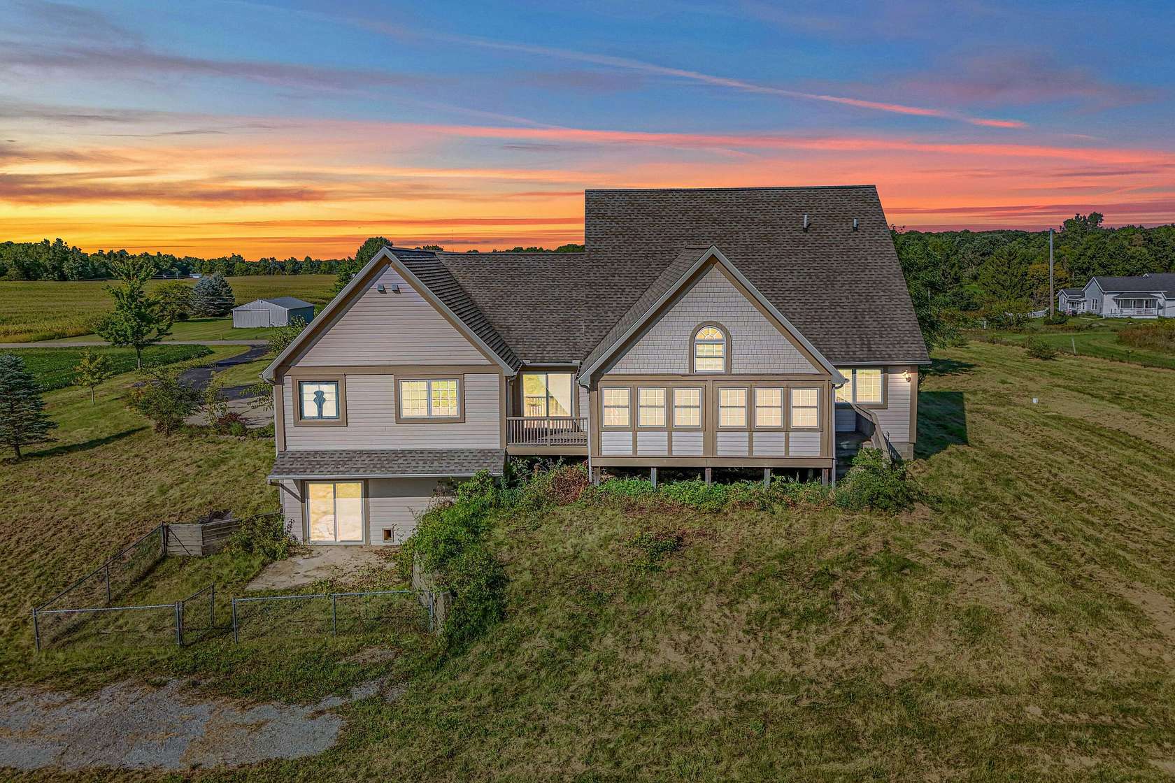 19 Acres of Land with Home for Sale in Pittsford, Michigan