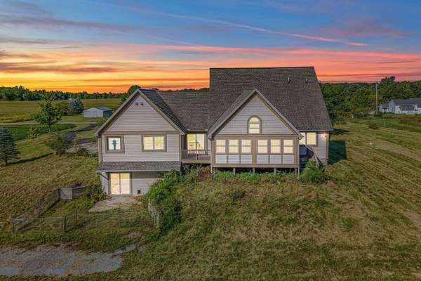 19 Acres of Land with Home for Sale in Pittsford, Michigan