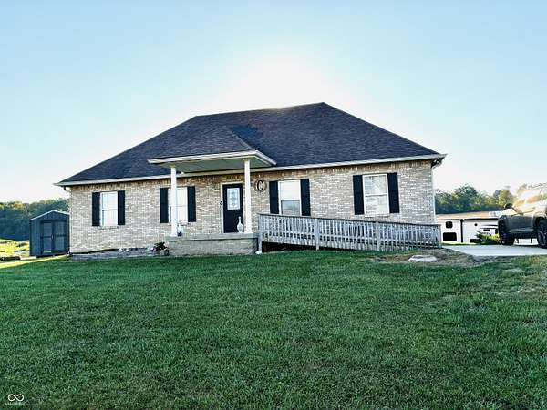 5.32 Acres of Land with Home for Sale in Flat Rock, Indiana