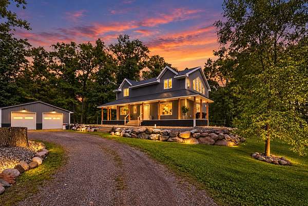 5 Acres of Land with Home for Sale in Milaca, Minnesota