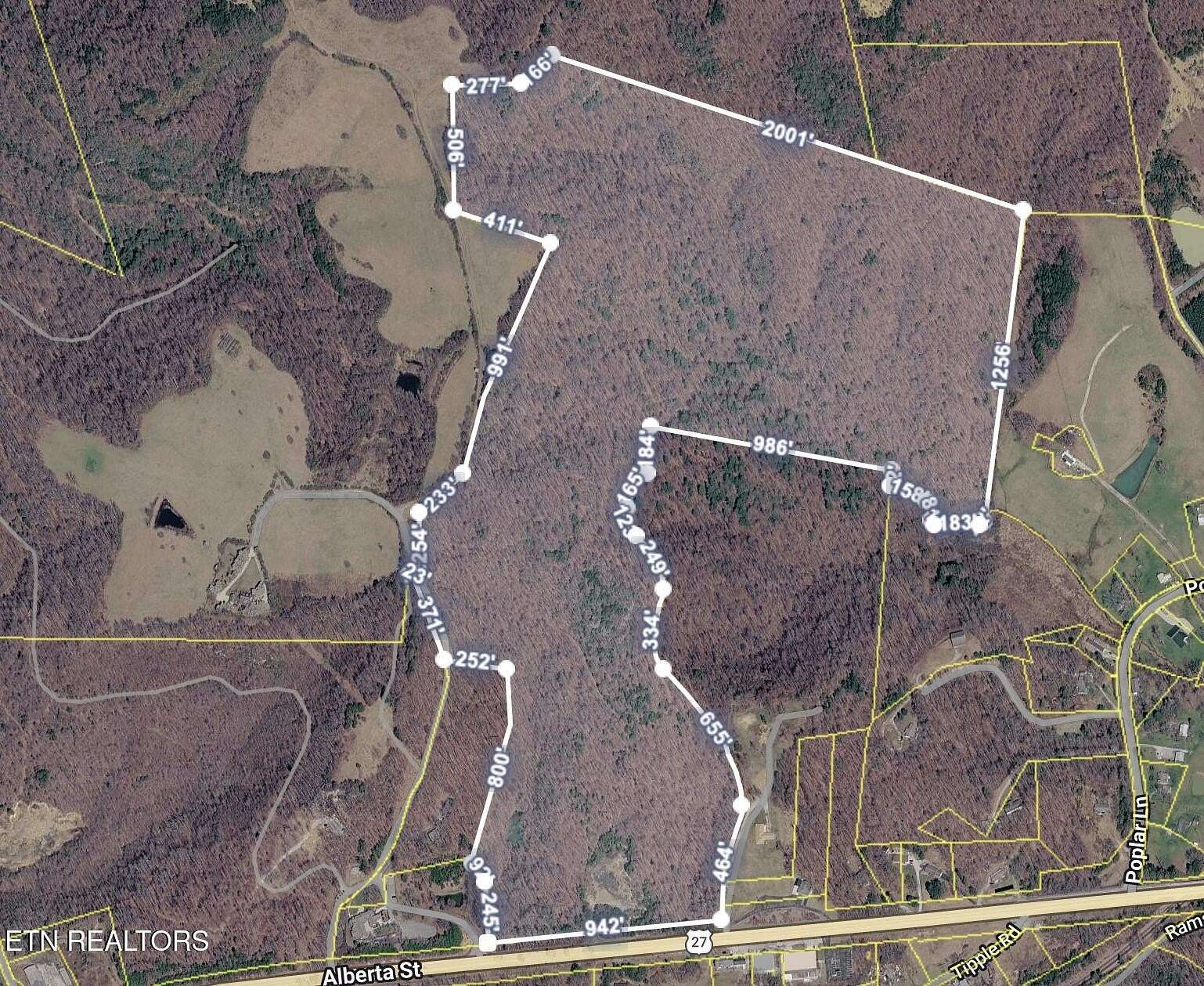 106 Acres of Recreational Land for Sale in Oneida, Tennessee