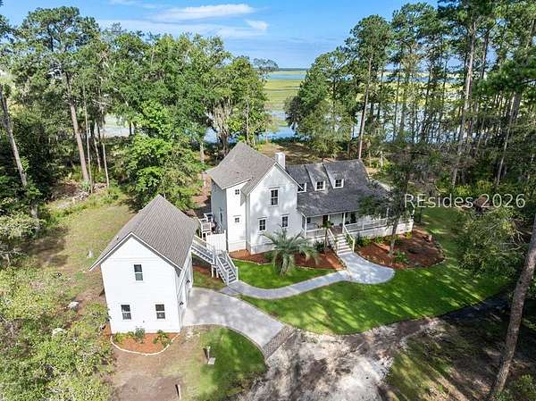 4.1 Acres of Land with Home for Sale in Daufuskie Island, South Carolina