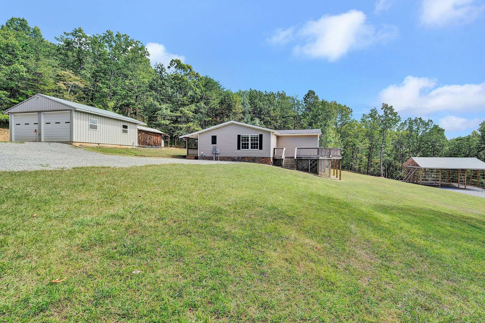 11 Acres of Recreational Land with Home for Sale in Huddleston, Virginia