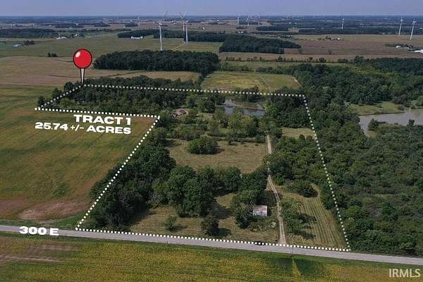 85.7 Acres of Land for Auction in Portland, Indiana