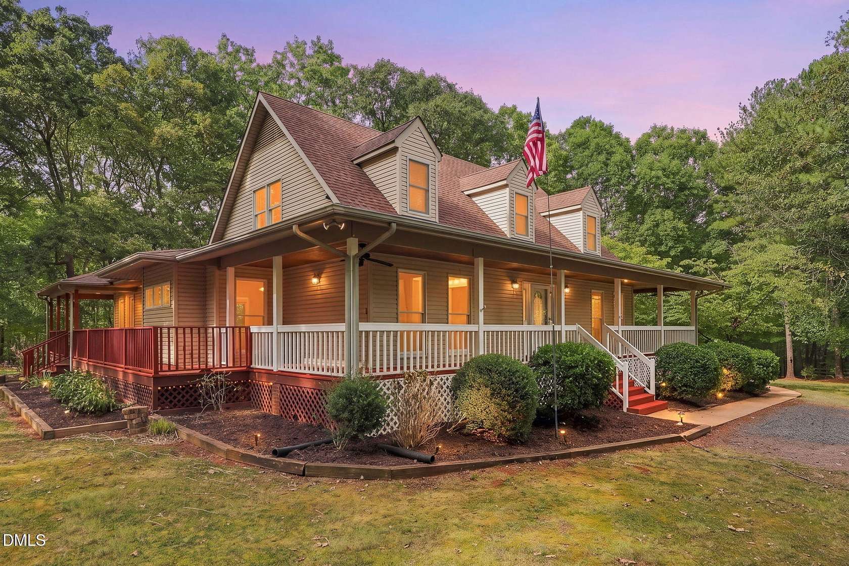11.3 Acres of Land with Home for Sale in Pittsboro, North Carolina