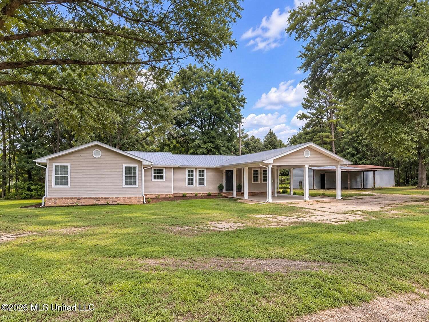 4.5 Acres of Land with Home for Sale in Lucedale, Mississippi