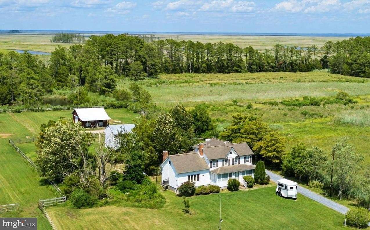 8.62 Acres of Land with Home for Sale in Toddville, Maryland